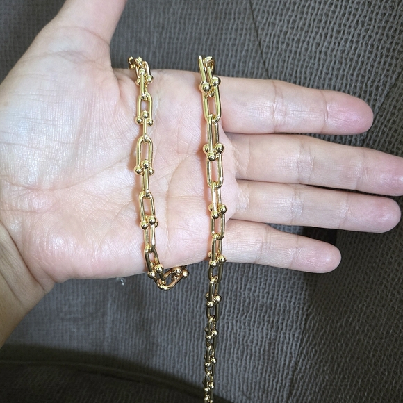 House🏠 of Harlow 1960 Gold💛 U-Link Chain⛓️ Necklace - NWT - Picture 10 of 15